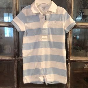 Boys polo rompers